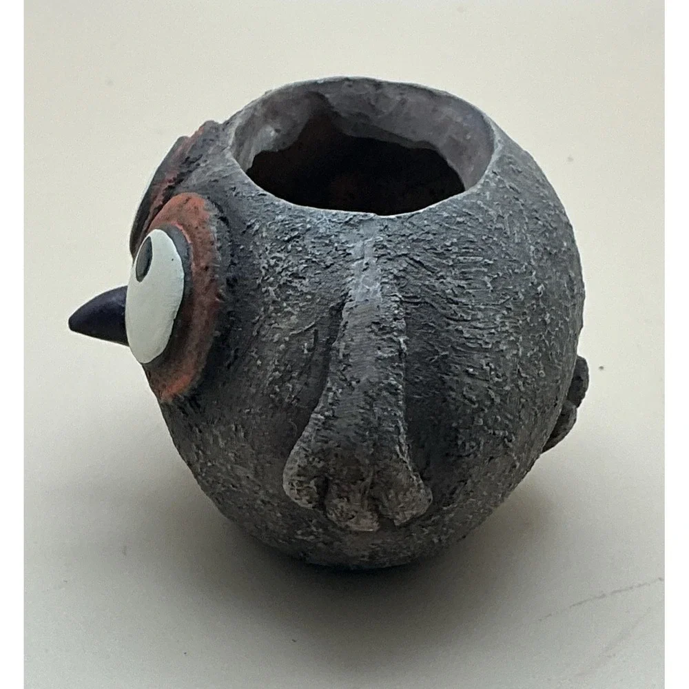 Blobhouse Papaw Owl Planter‎ Whimsical Resin Bird Succulent Pot Gesine Kratzner
